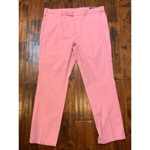 RLX Ralph Lauren Pink Tailored Fit Athletic Golf Pants, Size 38